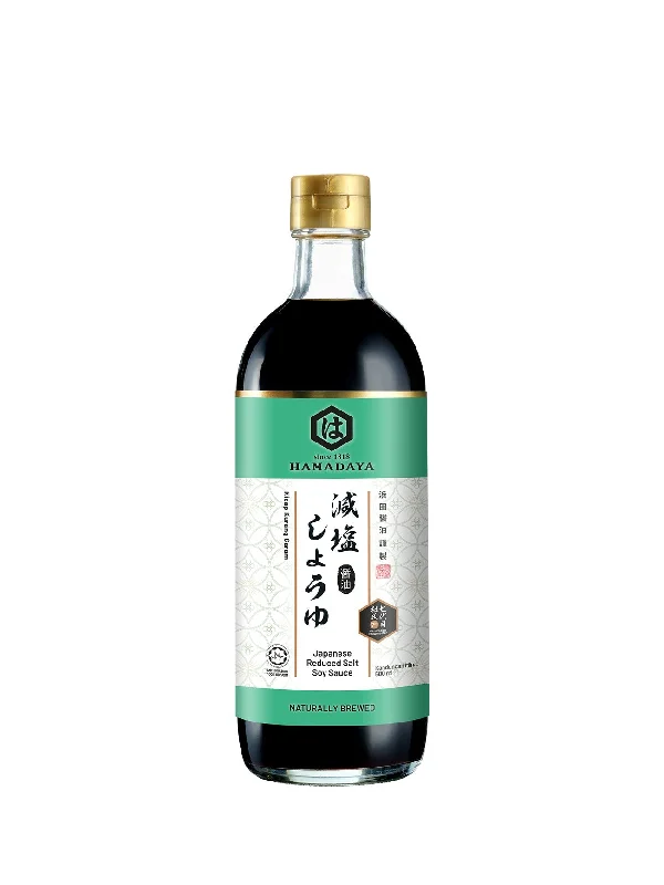 HAMADAYA JAPANESE REDUCED SALT SOY SAUCE 500ML