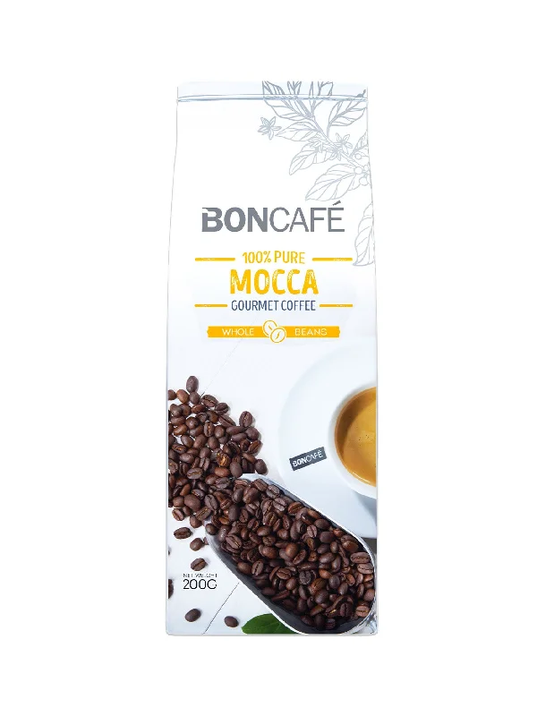 BONCAFE MOCCA COFFEE BEANS 200G