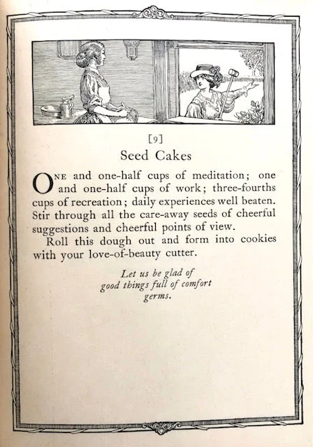 (Literary) Isabel Goodhue.  Good Things: Ethical Recipes for Feast Days and Other Days, with Graces for All the Days.