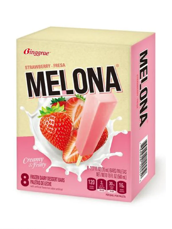 BINGGRAE MELONA STRAWBERRY 8X80ML