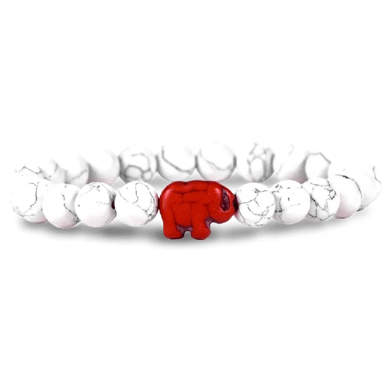 Fahlo : The Expedition Bracelet - Ste Edition-Tracking Bracelet in White Howlite