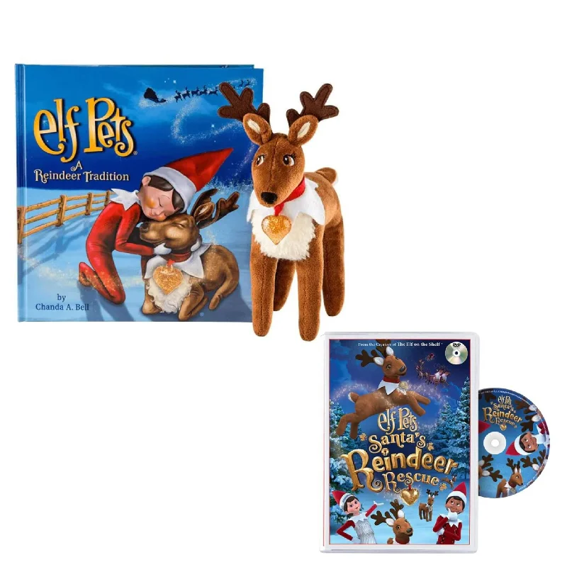 The Elf on the Shelf® Elf Pets® Reindeer Tradition + DVD Bundle