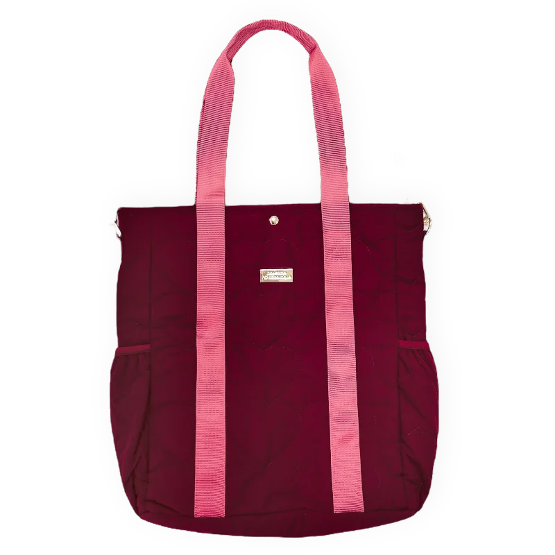 Tote Bag - Mulberry + Pink