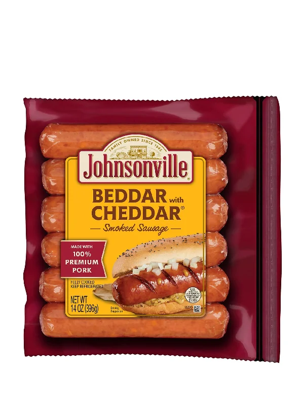 SF JOHNSONVILLE BEDDAR W CHEDDAR 14OZ