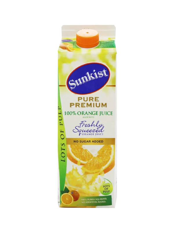 SUNKIST NFC ORANGE JUICE W/PULP 1LITRE