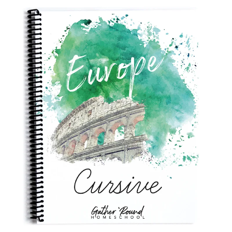 Europe Cursive Writing Printed Book