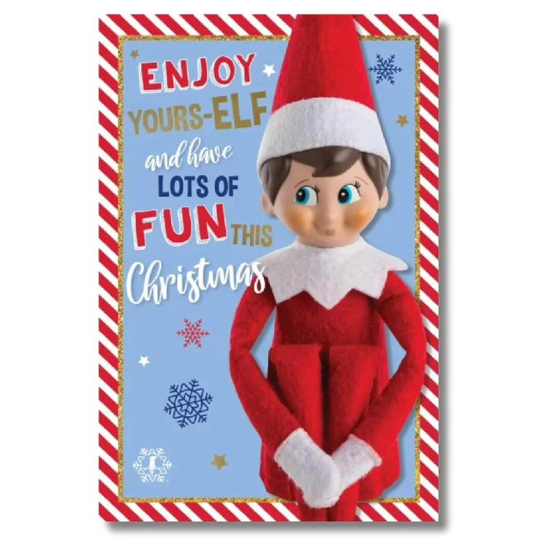 The Elf on the Shelf® Enjoy Yours-Elf Christmas Card