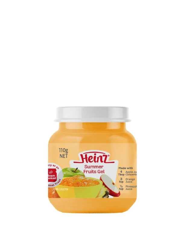 HEINZ SUMMER FRUITS GEL JAR 110G