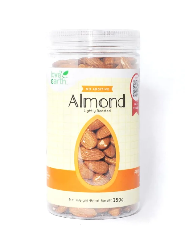 LOVE EARTH NATURAL ALMOND 350G