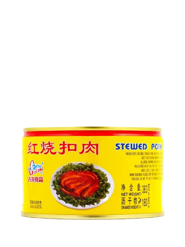 GULONG STEWED PORK SLICED 383GM