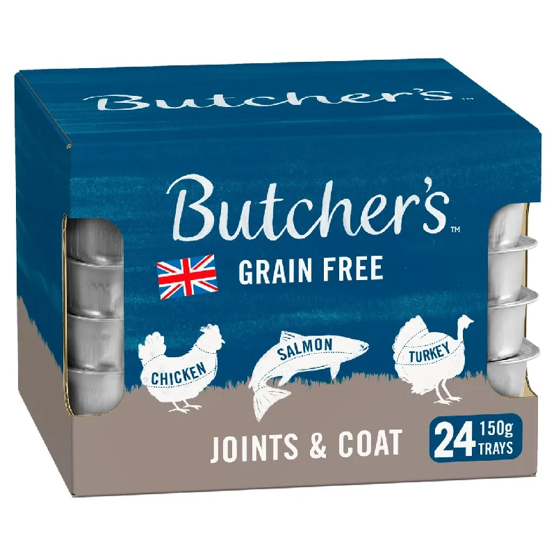 Butcher's Joints & Coat Dog Food Trays 24 x 150g