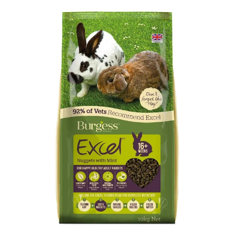 Burgess Excel Rabbit Adult Food with Mint 10kg