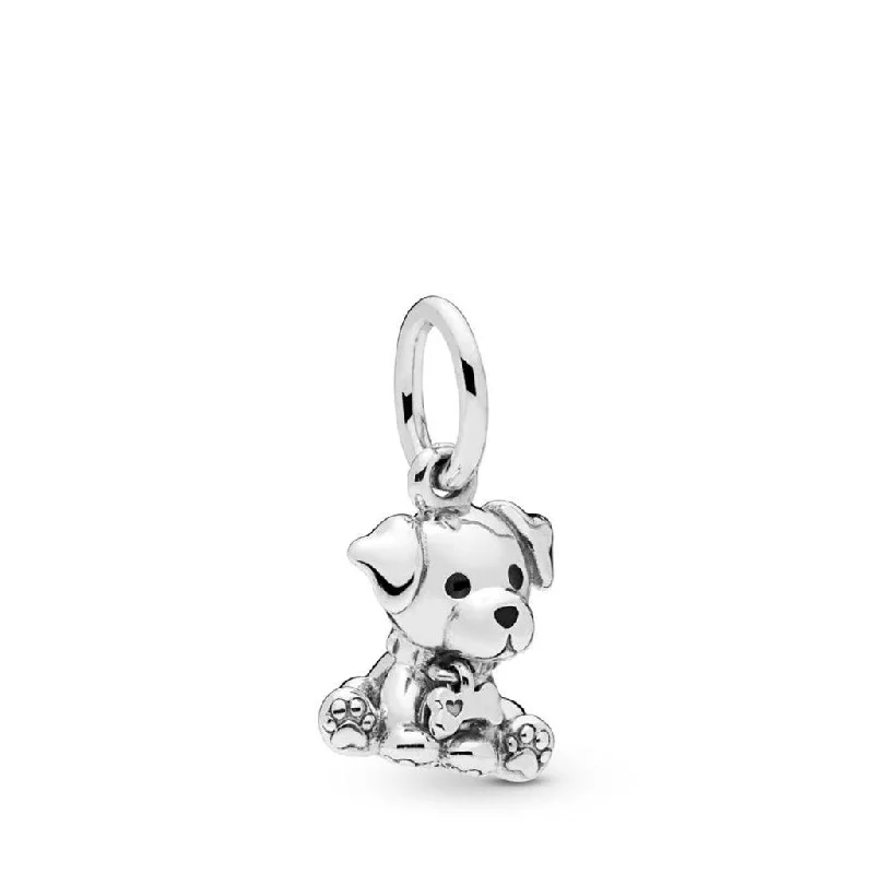 PANDORA : MOMENTS Labrador Puppy Dangle Charm