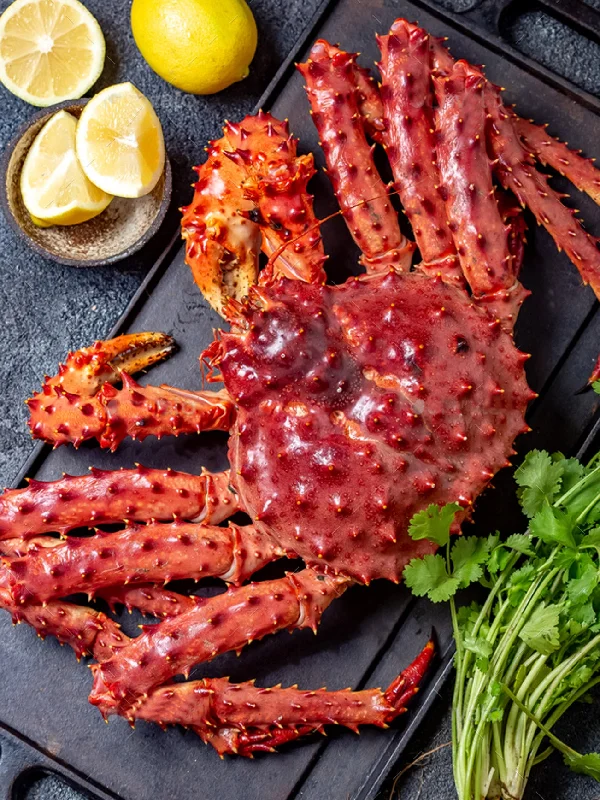 ALASKA COOKED KING CRAB (+/-2KG)