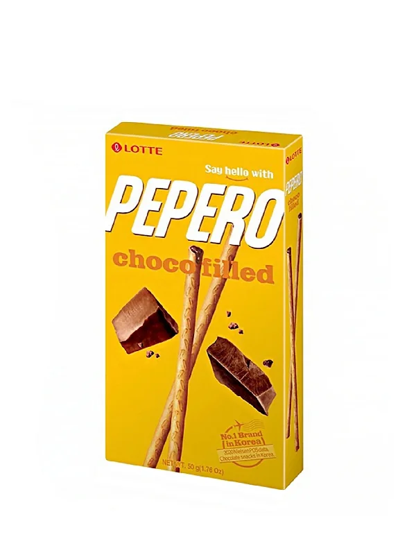 LOTTE PEPERO FILLED W SOFT CHOCO 50GM