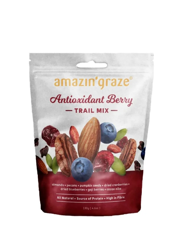 AMAZIN' GRAZE ANTIOXIDANT BERRY TRAIL MIX 130G