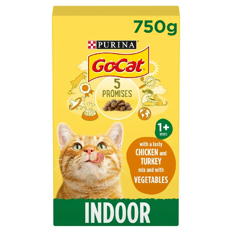 Go-Cat Indoor Chicken & Veg Dry Cat Food 750g