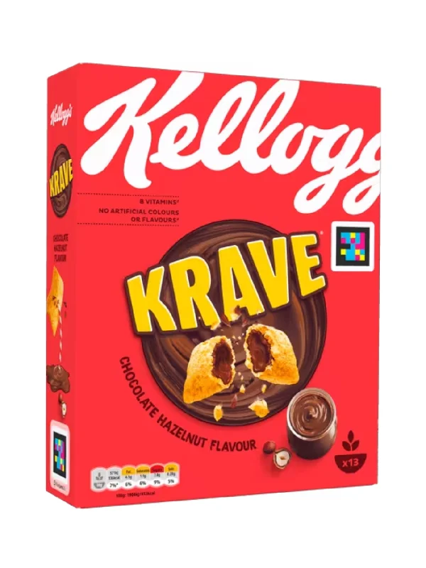 KELLOGG'S KRAVE CHOCOLATE & HAZLENUT 410G