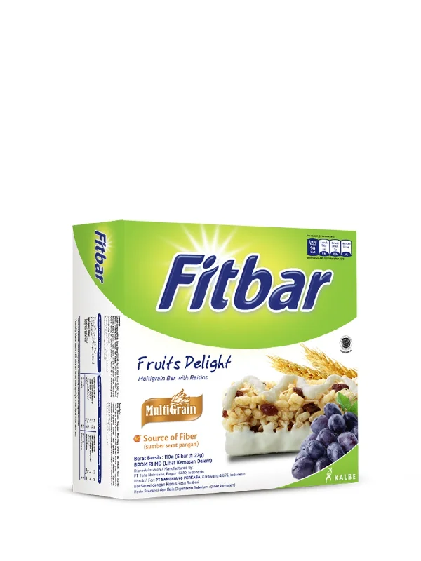 FITBAR FRUITS 5X22G