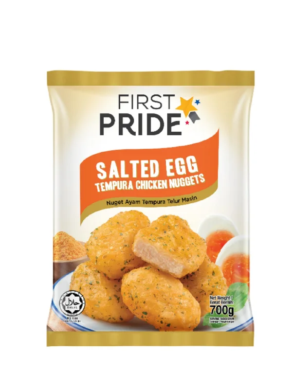 FIRST PRIDE SALTED EGG CHICKEN NUGGET 700G