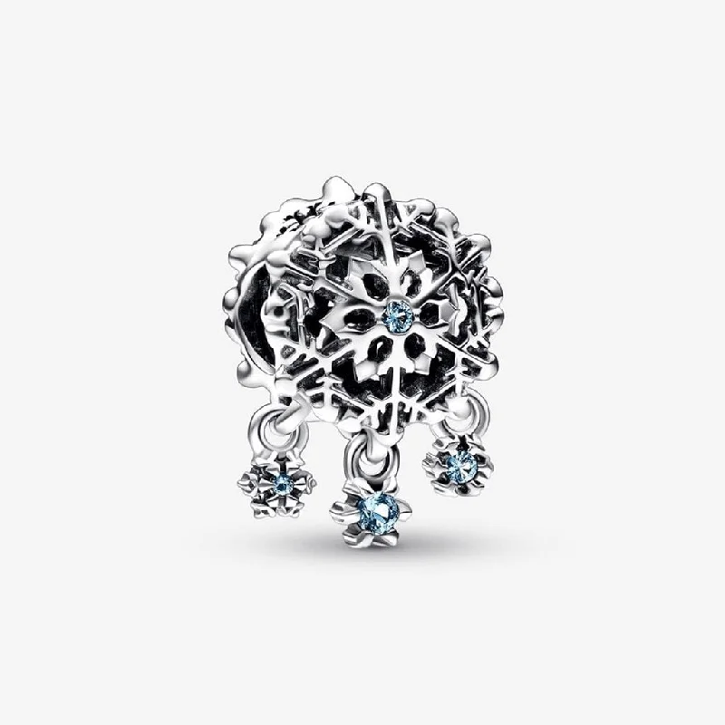 PANDORA : Icy Snowflake Drop Charm