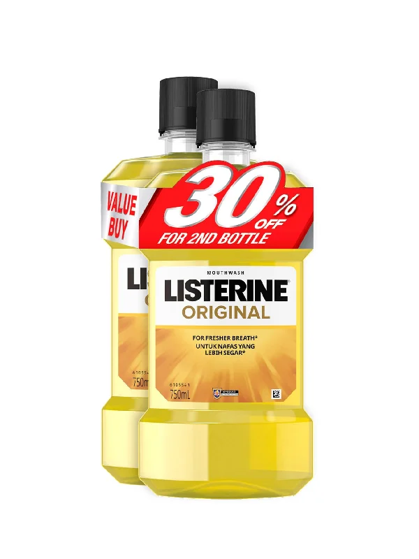 LISTERINE ORIGINAL TP 2X750ML