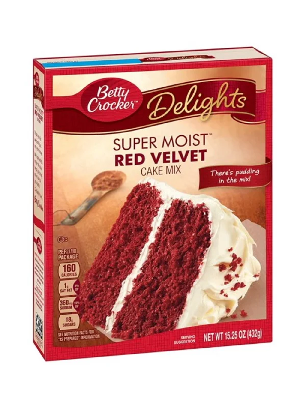 BETTY CROCKER CAKE RED VELVET 15.25OZ(432G)