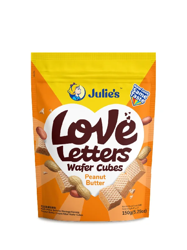 JULIE'S WAFER CUBE PEANUT 150G