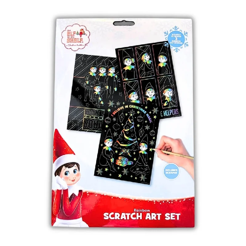 The Elf on the Shelf® A4 Scratch Art Set