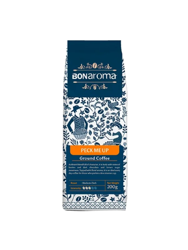 BONAROMA PECK ME UP GROUND COFFEE 200G