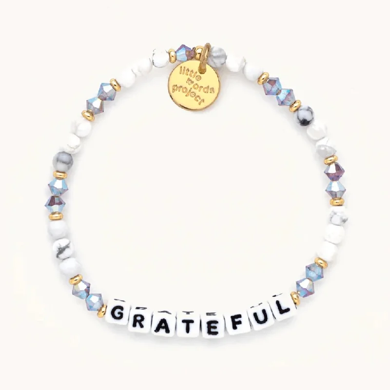 Little Words Project : Grateful - Creampuff Bracelet - S/M