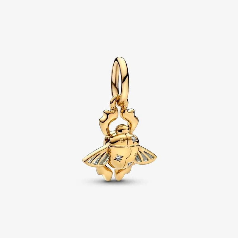 PANDORA : Disney Aladdin Scarab Beetle Dangle Charm