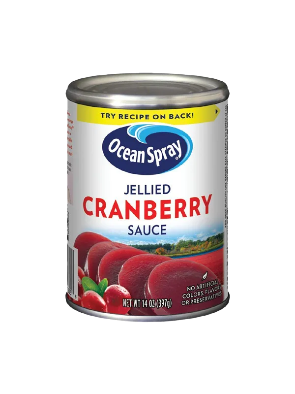 OCEAN SPRAY JELLIED CRANBERRY SAUCE 14OZ