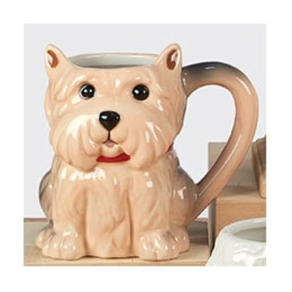 Sculpted 3-Dimensional 18 oz. Dog Mug Bichon Frise