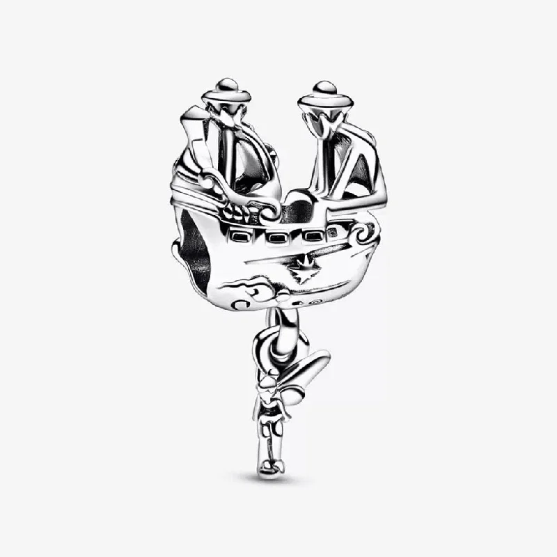 PANDORA : Disney Tinker Bell & Captain Hook’s Pirate Ship Charm