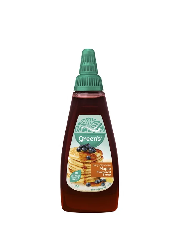 GREENS MAPLE SYRUP SQUEEZE 375G