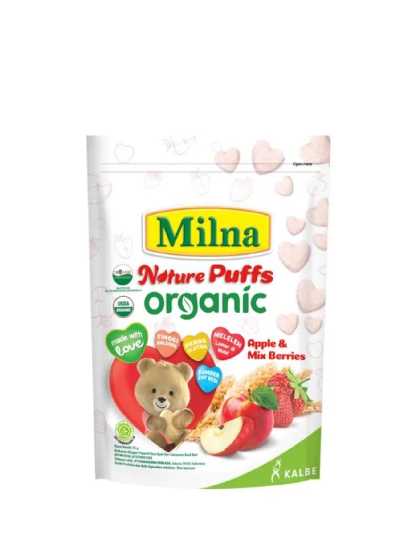 MILNA NATURE PUFF ORG APPLE & MIX BERRIES 15G