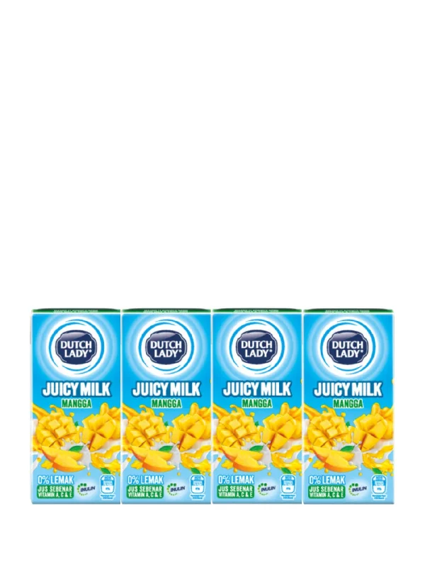 DUTCH LADY JUICY MILK MANGO 4X200ML