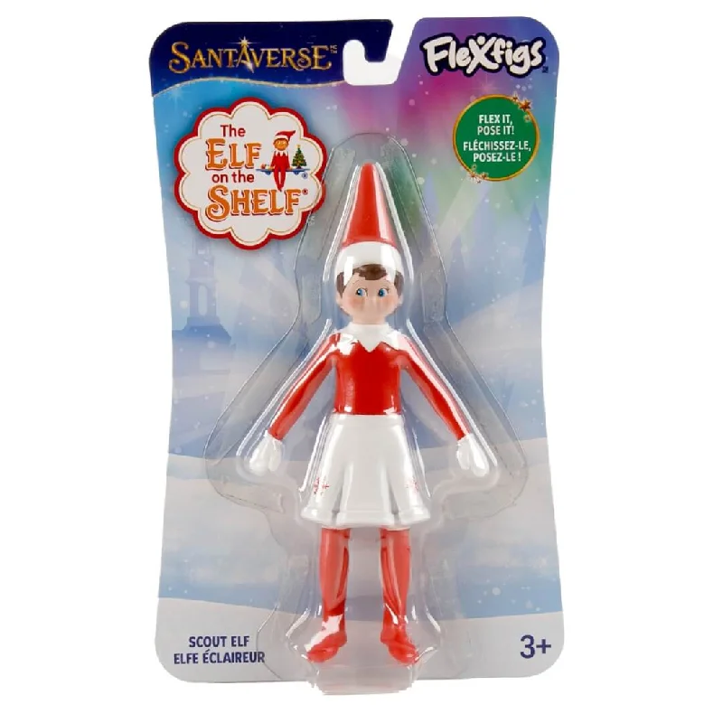 The Elf on the Shelf®  FleXfigs Girl w/ Blue Eyes - bendable, posable action figure