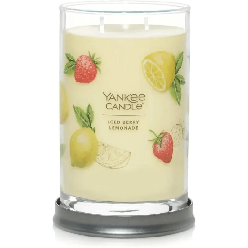 Yankee Candle : Signature Large Tumbler Candle in Iced Berry Lemonade