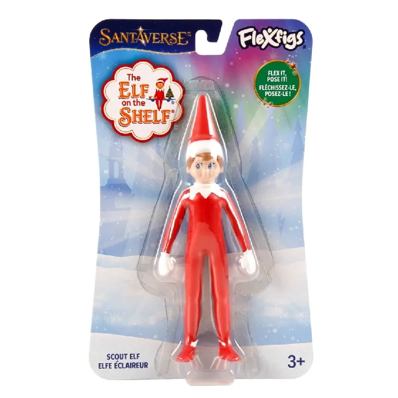 The Elf on the Shelf®  FleXfigs Boy w/ Blue Eyes - bendable, posable action figure