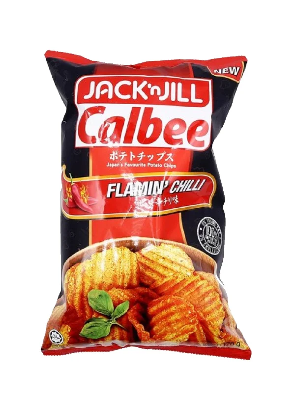 JNJ CALBEE POTATO CHIP FLAMIN CHILI 170G