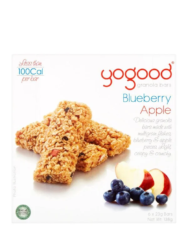 YOGOOD BLUEBERRY APPLE GRANOLA BAR 138G