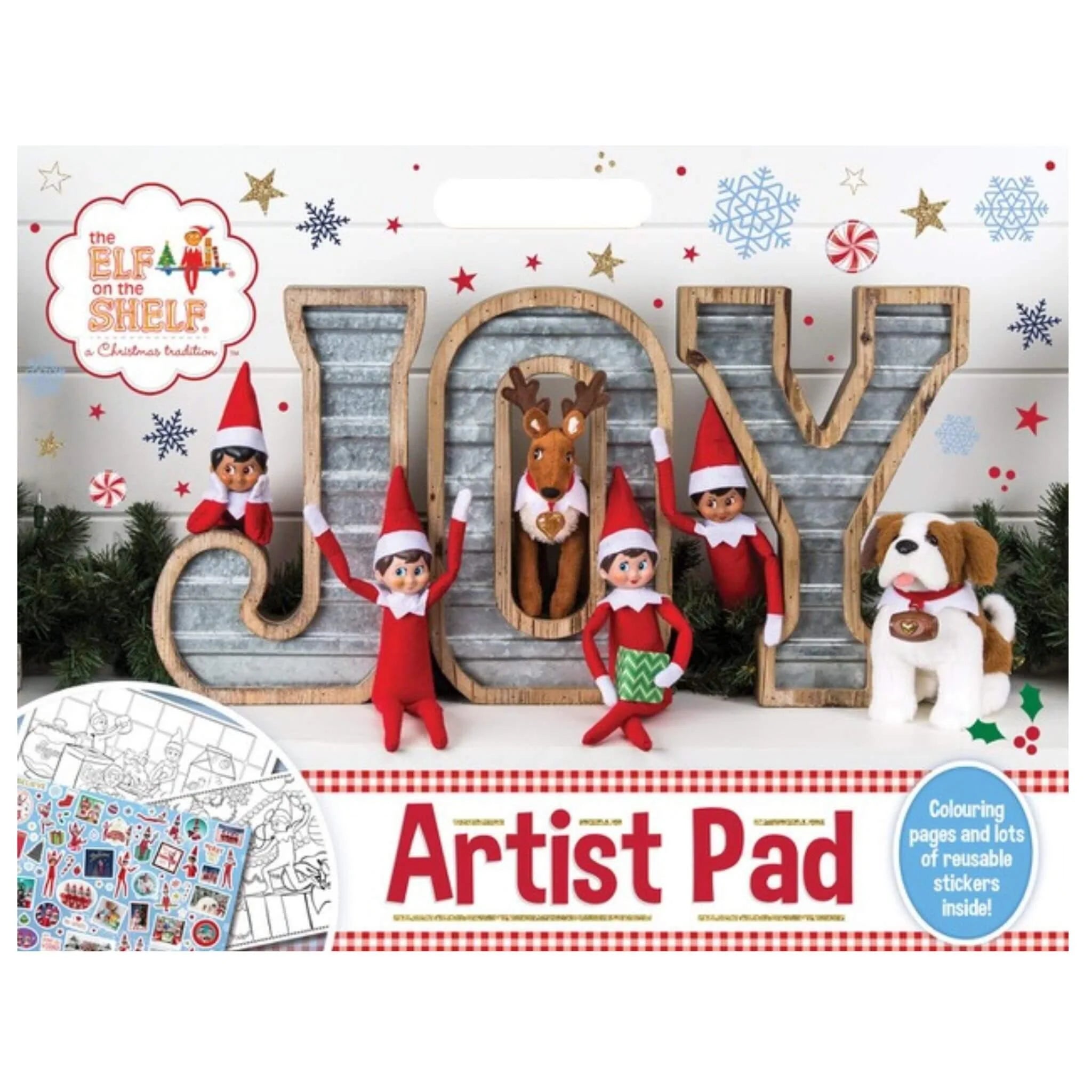 Free Gift - The Elf on the Shelf Artists Pad