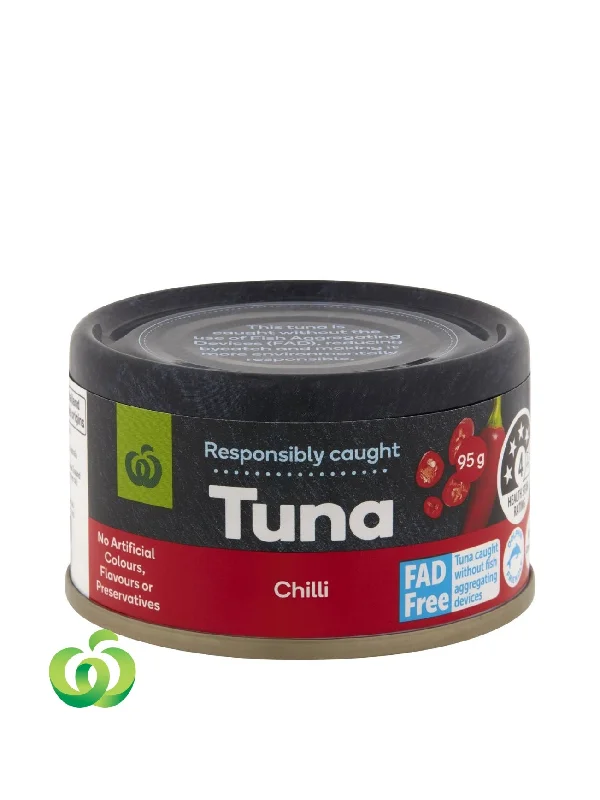 WOOLWORTHS TUNA CHILLI 95G