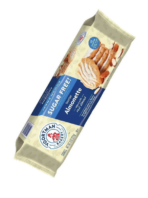 VOORTMAN SUGAR FREE ICED ALMONETTE COOKIES 227G