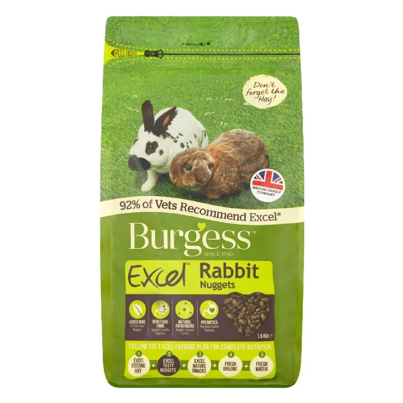 Burgess Excel Adult Rabbit Food with Mint 2kg