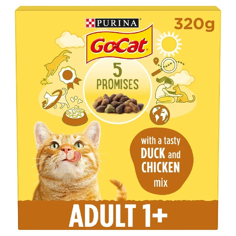 Go-Cat Turkey Chicken & Veg Dry Cat Food 320g