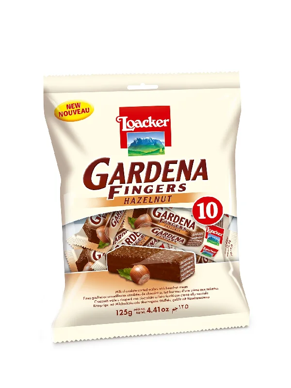 LOACKER GARDENA FINGERS HAZELNUT 125G