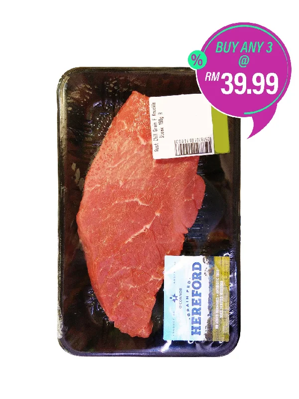 AUST CHILL GRAIN F KNUCKLE STEAK 190G R